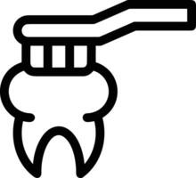 dente dentista icona simbolo Immagine vettore. illustrazione di il dentale medicina simbolo design grafico Immagine vettore