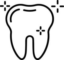 dente dentista icona simbolo Immagine vettore. illustrazione di il dentale medicina simbolo design grafico Immagine vettore