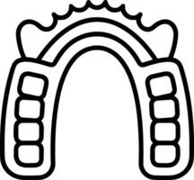 dente dentista icona simbolo Immagine vettore. illustrazione di il dentale medicina simbolo design grafico Immagine vettore