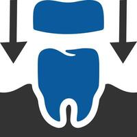 dente dentista icona simbolo Immagine vettore. illustrazione di il dentale medicina simbolo design grafico Immagine vettore