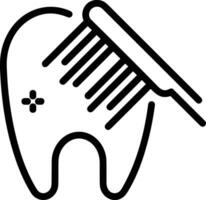 dente dentista icona simbolo Immagine vettore. illustrazione di il dentale medicina simbolo design grafico Immagine vettore