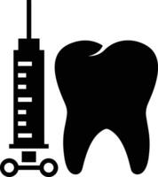 dente dentista icona simbolo Immagine vettore. illustrazione di il dentale medicina simbolo design grafico Immagine vettore