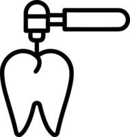 dente dentista icona simbolo Immagine vettore. illustrazione di il dentale medicina simbolo design grafico Immagine vettore