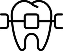 dente dentista icona simbolo Immagine vettore. illustrazione di il dentale medicina simbolo design grafico Immagine vettore