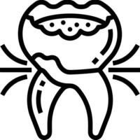 dente dentista icona simbolo Immagine vettore. illustrazione di il dentale medicina simbolo design grafico Immagine vettore