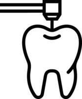 dente dentista icona simbolo Immagine vettore. illustrazione di il dentale medicina simbolo design grafico Immagine vettore