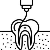 dente dentista icona simbolo Immagine vettore. illustrazione di il dentale medicina simbolo design grafico Immagine vettore