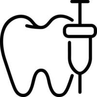 dente dentista icona simbolo Immagine vettore. illustrazione di il dentale medicina simbolo design grafico Immagine vettore