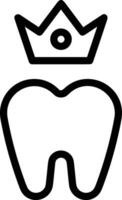 dente dentista icona simbolo Immagine vettore. illustrazione di il dentale medicina simbolo design grafico Immagine vettore