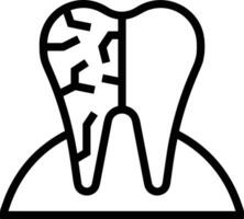 dente dentista icona simbolo Immagine vettore. illustrazione di il dentale medicina simbolo design grafico Immagine vettore