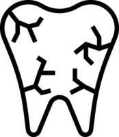 dente dentista icona simbolo Immagine vettore. illustrazione di il dentale medicina simbolo design grafico Immagine vettore