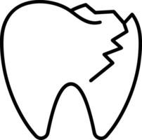 dente dentista icona simbolo Immagine vettore. illustrazione di il dentale medicina simbolo design grafico Immagine vettore