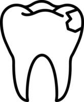 dente dentista icona simbolo Immagine vettore. illustrazione di il dentale medicina simbolo design grafico Immagine vettore