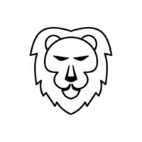 Leo zodiaco cartello logo icona isolato oroscopo simbolo vettore illustrazione