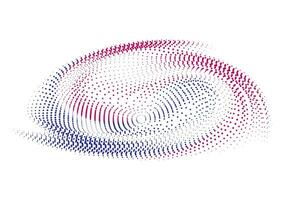 un' colorato icona di puntini su un' bianca sfondo, un' onda di colorato puntini su un' bianca sfondo, un' colorato di cerchio astratto il lumaca con punti, un' colorato astratto design con punti, un' CMYK vettore