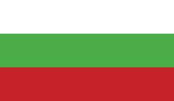 bandiera della bulgaria vettore