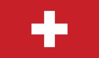bandiera svizzera vettore