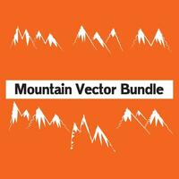 montagna icona logo vettore illustrazione per avventura all'aperto sport grafico