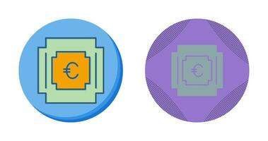 Euro simbolo vettore icona