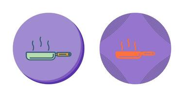 frittura padella vettore icona