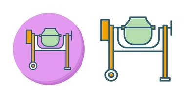 cemento miscelazione vettore icona