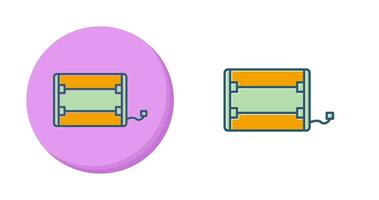 elettrico riscaldatore vettore icona