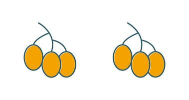 frutti di bosco vettore icona