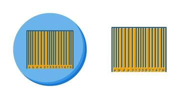 codice a barre vettore icona
