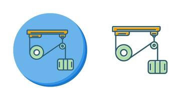 puleggia vettore icona