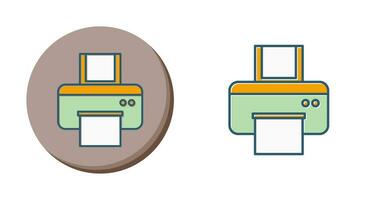 icona di vettore della stampante