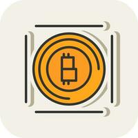 bitcoin vettore icona design