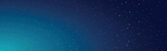 cielo stellato nero e blu con comete volanti vettore