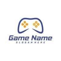 gamepad logo design vettore. creativo telecomando da gioco logo design modello concetto vettore