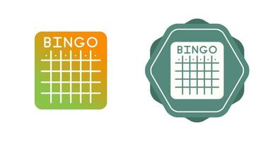 icona del vettore bingo