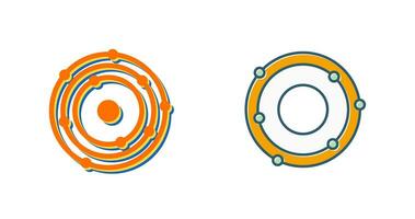 atomico struttura vettore icona