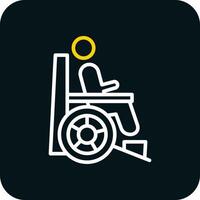 invalidità vettore icona design