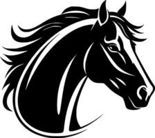 cavallo - minimalista e piatto logo - vettore illustrazione