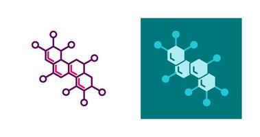 icona del vettore della molecola