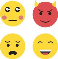 emoji giorno nel carino cartone animato design. vettore illustrazione