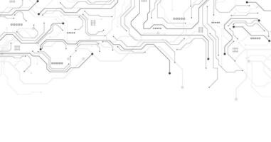 tecnologia nero circuito diagramma concetto. vettore