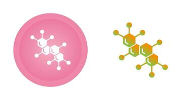 icona del vettore della molecola