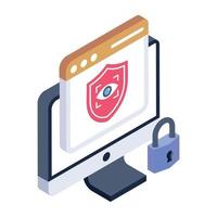 monitoraggio web e sicurezza informatica vettore