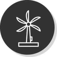 vento energia vettore icona design
