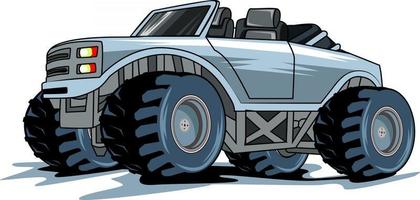 illustrazione vettoriale di monster truck