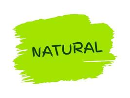 verde naturale bio etichette vettore