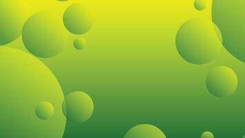 verde e giallo astratto cerchio pendenza moderno grafico sfondo vettore