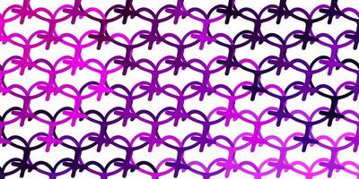 modello vettoriale viola chiaro, rosa con elementi di femminismo.