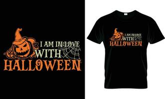 Halloween maglietta design regalo modello vettore