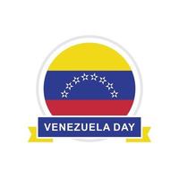 vettore di disegno del giorno del venezuela