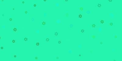 sfondo vettoriale verde chiaro con simboli di virus.